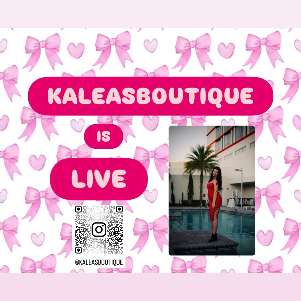 🎀@kaleasboutique is LIVE 🎀